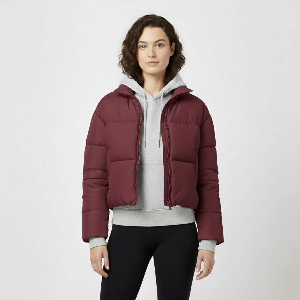 Kurtka puchowa z kapturem