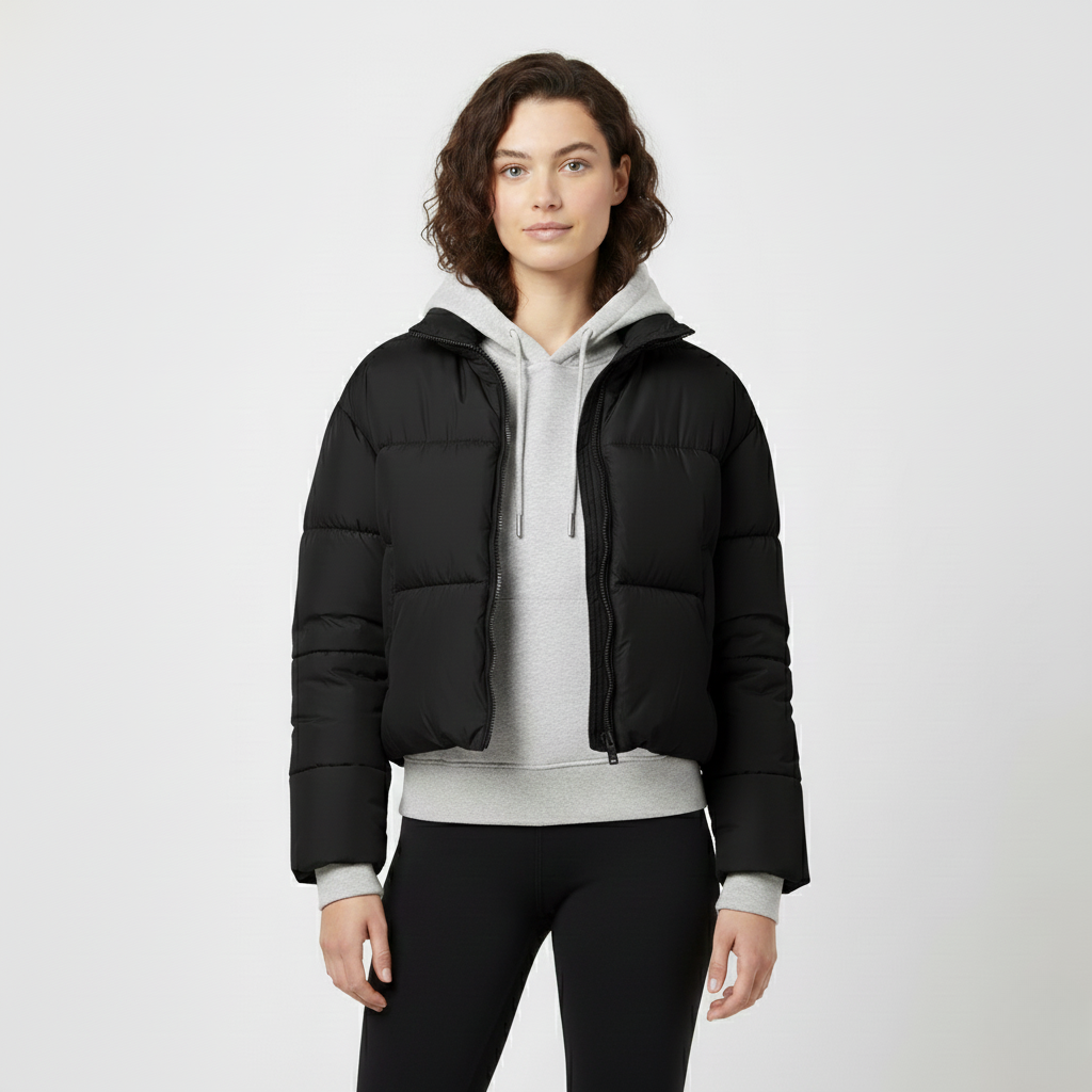 Kurtka puchowa z kapturem