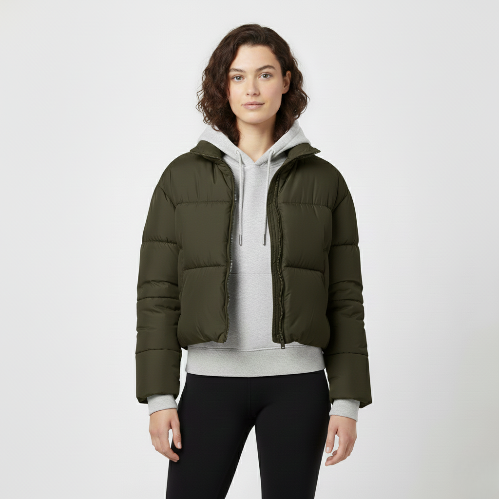 Kurtka puchowa z kapturem