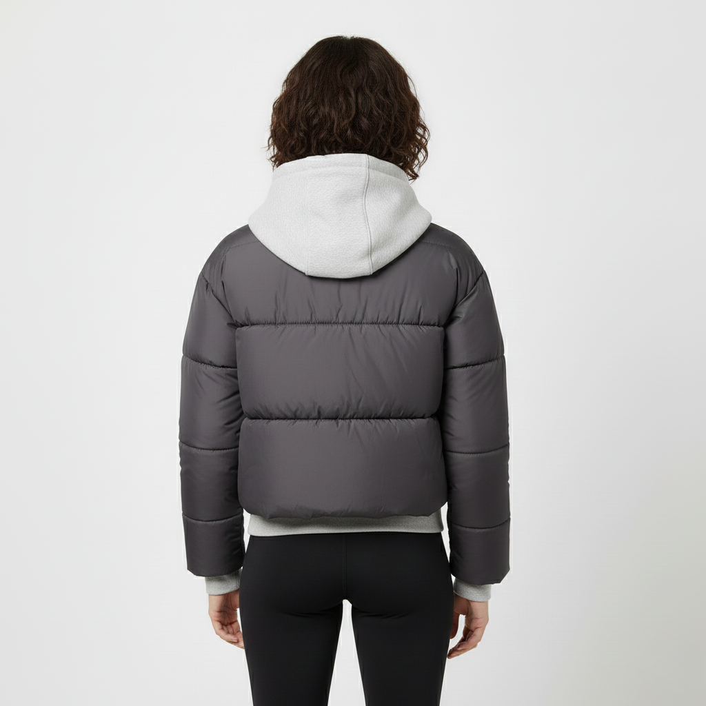 Kurtka puchowa z kapturem