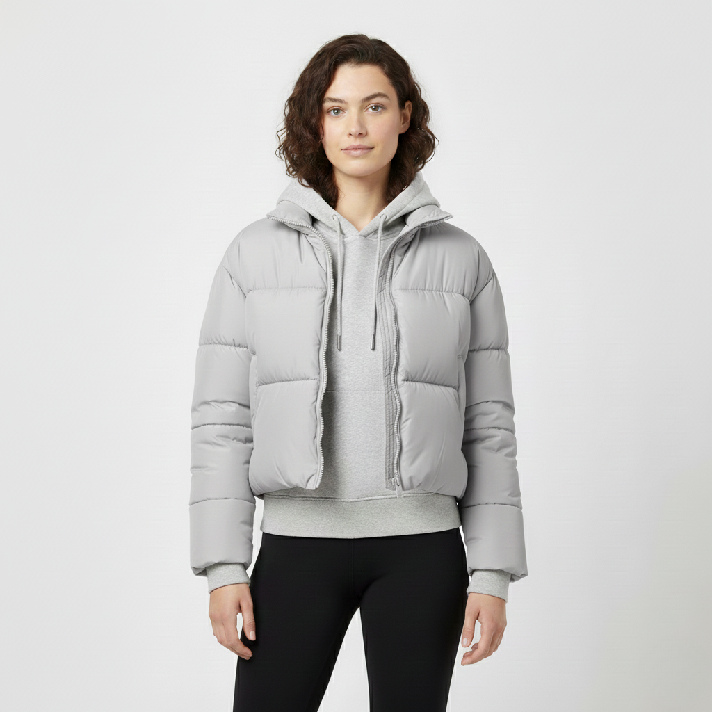 Kurtka puchowa z kapturem