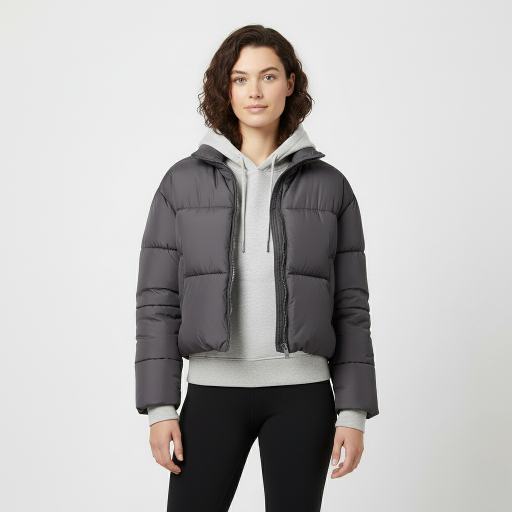 Kurtka puchowa z kapturem
